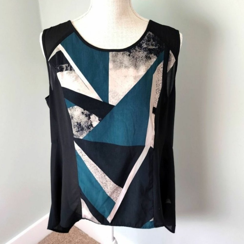 MOSSIMO sleeveless high low top, XL